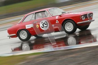 © Octane Photographic Ltd. HSCC Donington Park 18th May 2012. Historic Touring car Championship (up to 1600cc). Paul Hopkinson - Alfa Romeo Giulia Sprint GT. Digital ref : 0246cb1d8085