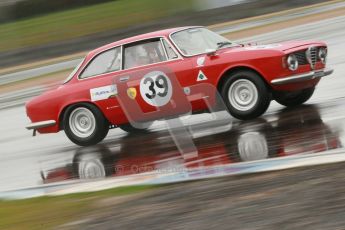 © Octane Photographic Ltd. HSCC Donington Park 18th May 2012. Historic Touring car Championship (up to 1600cc). Paul Hopkinson - ￼￼Alfa Romeo Giulia Sprint GT. Digital ref : 0246cb1d8085