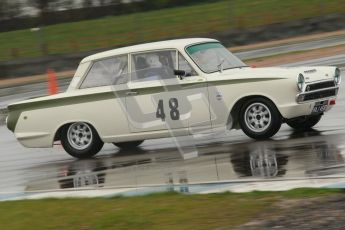 © Octane Photographic Ltd. HSCC Donington Park 18th May 2012. Historic Touring car Championship (up to 1600cc). Eifion Jones - Ford Lotus Cortina. Digital ref : 0246cb1d8100