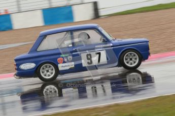 © Octane Photographic Ltd. HSCC Donington Park 18th May 2012. Historic Touring car Championship (up to 1600cc). Mark Jones - Ford Lotus Cortina. Digital ref : 0246cb1d8144