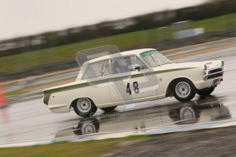 © Octane Photographic Ltd. HSCC Donington Park 18th May 2012. Historic Touring car Championship (up to 1600cc). Eifion Jones - Ford Lotus Cortina. Digital ref : 0246cb1d8147