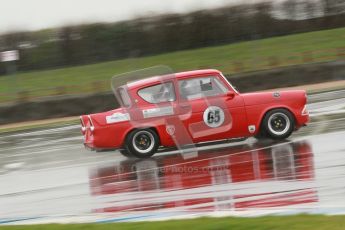 © Octane Photographic Ltd. HSCC Donington Park 18th May 2012. Historic Touring car Championship (up to 1600cc). Andrew Law - Ford Anglia 105E. Digital ref : 0246cb1d8149