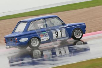 © Octane Photographic Ltd. HSCC Donington Park 18th May 2012. Historic Touring car Championship (up to 1600cc). David Heale - Hillman Imp. Digital ref : 0246cb1d8162