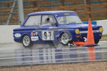 © Octane Photographic Ltd. HSCC Donington Park 18th May 2012. Historic Touring car Championship (up to 1600cc). David Heale - Hillman Imp. Digital ref : 0246cb7d5458