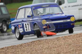 © Octane Photographic Ltd. HSCC Donington Park 18th May 2012. Historic Touring car Championship (up to 1600cc). David Heale - Hillman Imp. Digital ref : 0246cb7d5469