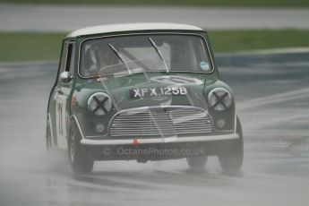 © Octane Photographic Ltd. HSCC Donington Park 18th May 2012. Historic Touring car Championship (up to 1600cc). Marc Earnshaw - Austin Mini Cooper S. Digital ref : 0246cb7d5477