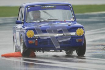 © Octane Photographic Ltd. HSCC Donington Park 18th May 2012. Historic Touring car Championship (up to 1600cc). David Heale - Hillman Imp. Digital ref : 0246cb7d5484