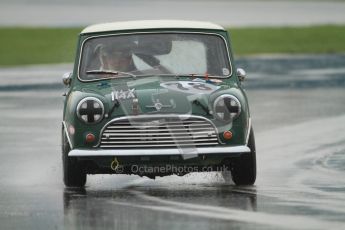 © Octane Photographic Ltd. HSCC Donington Park 18th May 2012. Historic Touring car Championship (up to 1600cc). Colin Flynn - Morris Mini Cooper S. Digital ref : 0246cb7d5507