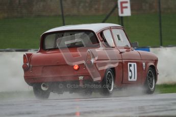 © Octane Photographic Ltd. HSCC Donington Park 18th May 2012. Historic Touring car Championship (up to 1600cc). James Claridge - Ford Anglia. Digital ref : 0246cb7d5666