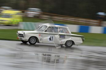 © Octane Photographic Ltd. HSCC Donington Park 18th May 2012. Historic Touring car Championship (up to 1600cc). Neil Brown - Ford Lotus Cortina. Digital ref : 0246lw7d8372