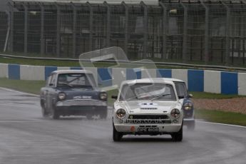 © Octane Photographic Ltd. HSCC Donington Park 18th May 2012. Historic Touring car Championship (up to 1600cc). Neil Brown - Ford Lotus Cortina.  Digital ref : 0246lw7d8468