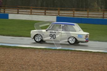 © Octane Photographic Ltd. HSCC Donington Park 18th May 2012. Historic Touring car Championship (up to 1600cc). Jon Orr - Hillman Imp. Digital ref : 0246lw7d8513