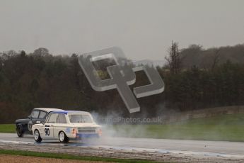 © Octane Photographic Ltd. HSCC Donington Park 18th May 2012. Historic Touring car Championship (up to 1600cc). Jon Orr - Hillman Imp. Digital ref : 0246lw7d8557
