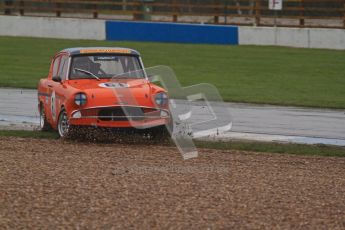 © Octane Photographic Ltd. HSCC Donington Park 18th May 2012. Historic Touring car Championship (up to 1600cc). Brian Webb - Ford Anglia 105E. Digital ref : 0246lw7d8643
