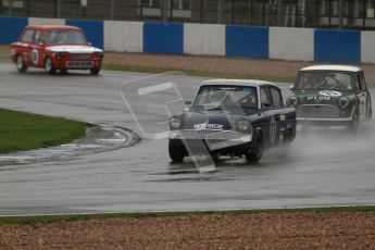 © Octane Photographic Ltd. HSCC Donington Park 18th May 2012. Historic Touring car Championship (up to 1600cc). Robyn Slater - Ford Anglia. Digital ref : 0246lw7d8772