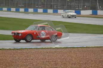 © Octane Photographic Ltd. HSCC Donington Park 18th May 2012. Historic Touring car Championship (up to 1600cc). Dave Cabena - Alfa Romeo Giulia Sprint. Digital ref : 0246lw7d8802