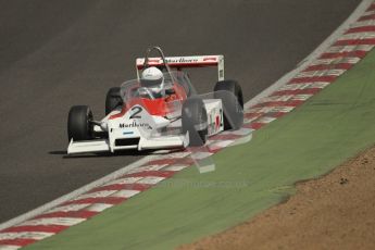 © 2012 Octane Photographic Ltd. HSCC Historic Super Prix - Brands Hatch - 30th June 2012. HSCC - Classic Formula 3 - Qualifying. Benn Simms - March 803B. Digital Ref: 0381lw1d8415Digital Ref: 0381lw1d8462