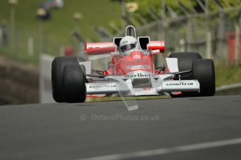 © 2012 Octane Photographic Ltd. HSCC Historic Super Prix - Brands Hatch - 30th June 2012. HSCC Derek Bell Trophy - Qualifying. McLaren M26, Historic F1. Digital Ref : 0376lw1d0019