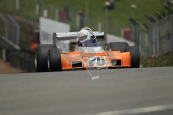 © 2012 Octane Photographic Ltd. HSCC Historic Super Prix - Brands Hatch - 30th June 2012. HSCC Derek Bell Trophy - Qualifying. Tim Barry - Trojan T102. Digital Ref : 0376lw1d0038