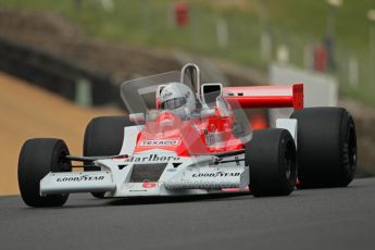 © 2012 Octane Photographic Ltd. HSCC Historic Super Prix - Brands Hatch - 30th June 2012. HSCC Derek Bell Trophy - Qualifying. McLaren M26, Historic F1. Digital Ref : 0376lw1d9922