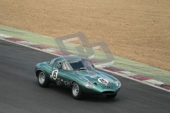 © 2012 Octane Photographic Ltd. HSCC Historic Super Prix - Brands Hatch - 30th June 2012. HSCC - Guards Trophy - Qualifying. Castaldini - Jaguar E-Type. Digital Ref: 0379lw1d0286