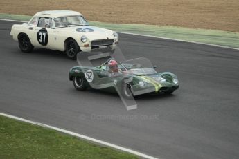 © 2012 Octane Photographic Ltd. HSCC Historic Super Prix - Brands Hatch - 30th June 2012. HSCC - Guards Trophy - Qualifying. Daws/Daws - Merlyn 6A and Naish - MGB. Digital Ref: 0379lw1d0409
