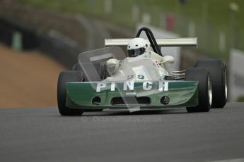 © 2012 Octane Photographic Ltd. HSCC Historic Super Prix - Brands Hatch - 30th June 2012. HSCC Grandstand Motor Sport Historic Formula 2 - Qualifying. Bob Sellix - Lyncar 005. Digital Ref: 0377lw1d8933