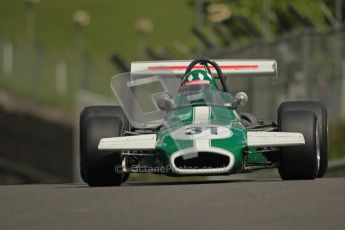 © 2012 Octane Photographic Ltd. HSCC Historic Super Prix - Brands Hatch - 30th June 2012. HSCC Grandstand Motor Sport Historic Formula 2 - Qualifying. Luciano Arnold - Brabham BT36. Digital Ref: 0377lw1d9072