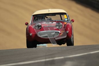 © 2012 Octane Photographic Ltd. HSCC Historic Super Prix - Brands Hatch - 1st July 2012. HSCC - Historic RoadSports - Qualifying. Peter Chappell - Austin Healey Frogeye Sprite. Digital Ref: 0387lw1d0491