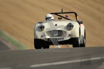 © 2012 Octane Photographic Ltd. HSCC Historic Super Prix - Brands Hatch - 1st July 2012. HSCC - Historic RoadSports - Qualifying. Richard Owen - Triumph TR2. Digital Ref: 0387lw1d0512