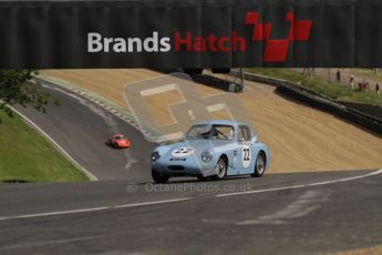 © 2012 Octane Photographic Ltd. HSCC Historic Super Prix - Brands Hatch - 1st July 2012. HSCC - Historic RoadSports - Qualifying. Tony Davis - Austin Healey Sprite. Digital Ref: 0387lw7d5203