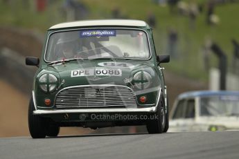 © 2012 Octane Photographic Ltd. HSCC Historic Super Prix - Brands Hatch - 1st July 2012. HSCC - Historic Touring Cars - Qualifying. Roger Phillips - Austin Mini Cooper S. Digital Ref: 0384lw1d1182