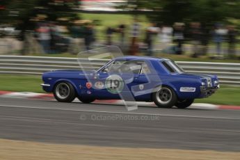 © 2012 Octane Photographic Ltd. HSCC Historic Super Prix - Brands Hatch - 1st July 2012. HSCC - Historic Touring Cars - Qualifying. Simon Miller - Ford Mustang. Digital Ref: 0384lw7d5403