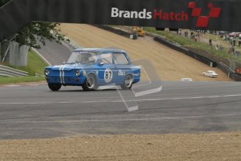 © 2012 Octane Photographic Ltd. HSCC Historic Super Prix - Brands Hatch - 1st July 2012. HSCC - Historic Touring Cars - Qualifying. Simon Benoy - Hillman Imp. Digital Ref: 0384lw7d5448