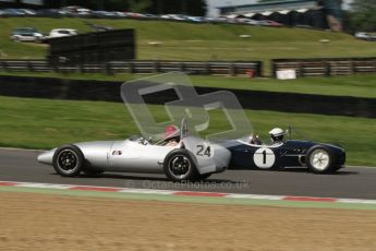 © 2012 Octane Photographic Ltd. HSCC Historic Super Prix - Brands Hatch - 30th June 2012. HSCC - Lurani Trophy - Qualifying. Michael Waller - Hillwood and John Delane Lotus 18. Digital Ref: 0382lw7d4522
