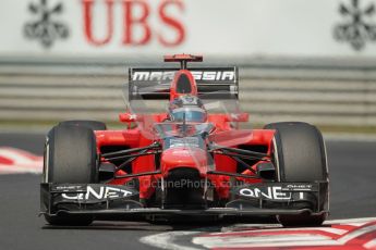 © 2012 Octane Photographic Ltd. Hungarian GP Hungaroring - Sunday 29th July 2012 - F1 Race. Marussia MR01 - Timo Glock. Digital Ref :