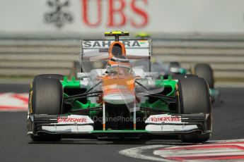 © 2012 Octane Photographic Ltd. Hungarian GP Hungaroring - Sunday 29th July 2012 - F1 Race. Force India VJM05 - Nico Hulkenberg. Digital Ref :