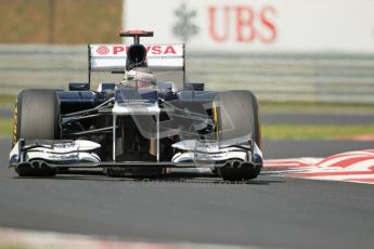 © 2012 Octane Photographic Ltd. Hungarian GP Hungaroring - Sunday 29th July 2012 - F1 Race. Williams FW34 - Pastor Maldonado. Digital Ref :