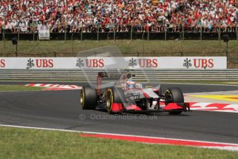 © 2012 Octane Photographic Ltd. Hungarian GP Hungaroring - Sunday 29th July 2012 - F1 Race. HRT F112 - Narain Karthikeyan. Digital Ref :