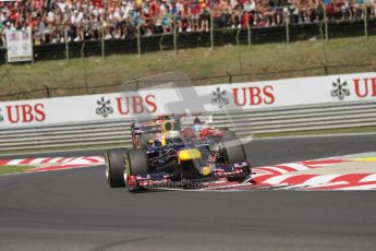 © 2012 Octane Photographic Ltd. Hungarian GP Hungaroring - Sunday 29th July 2012 - F1 Race. Red Bull RB8 - Sebastian Vettel and Ferrari F2012 - Fernando Alonso. Digital Ref :