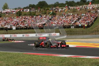 © 2012 Octane Photographic Ltd. Hungarian GP Hungaroring - Sunday 29th July 2012 - F1 Race. McLaren MP4/27 - Lewis Hamilton. Digital Ref :