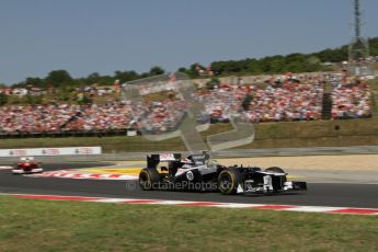 © 2012 Octane Photographic Ltd. Hungarian GP Hungaroring - Sunday 29th July 2012 - F1 Race. Williams FW34 - Bruno Senna. Digital Ref :