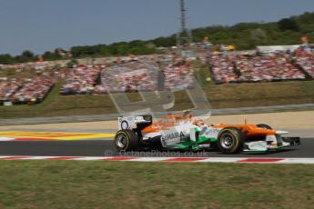 © 2012 Octane Photographic Ltd. Hungarian GP Hungaroring - Sunday 29th July 2012 - F1 Race. Force India VJM05 - Nico Hulkenberg. Digital Ref :