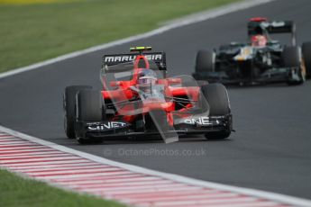 © 2012 Octane Photographic Ltd. Hungarian GP Hungaroring - Sunday 29th July 2012 - F1 Race. Marussia MR01 - Charles Pic and . Digital Ref :