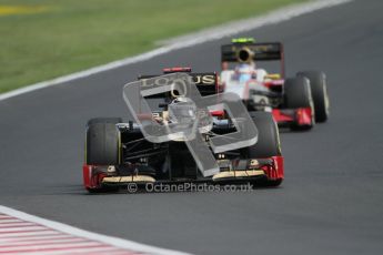 © 2012 Octane Photographic Ltd. Hungarian GP Hungaroring - Sunday 29th July 2012 - F1 Race. Lotus E20 - Kimi Raikkonen. Digital Ref :