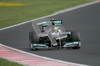 © 2012 Octane Photographic Ltd. Hungarian GP Hungaroring - Sunday 29th July 2012 - F1 Race. Mercedes W03 - Nico Rosberg. Digital Ref :