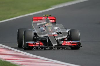 © 2012 Octane Photographic Ltd. Hungarian GP Hungaroring - Sunday 29th July 2012 - F1 Race. McLaren MP4/27 - Lewis Hamilton. Digital Ref :