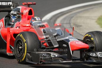 © 2012 Octane Photographic Ltd. Hungarian GP Hungaroring - Sunday 29th July 2012 - F1 Race. Marussia MR01 - Timo Glock. Digital Ref :
