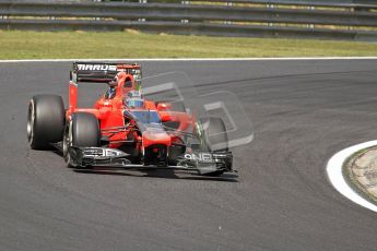 © 2012 Octane Photographic Ltd. Hungarian GP Hungaroring - Friday 27th July 2012 - F1 Practice 1. Marussia MR01 - Timo Glock. Digital Ref : 0425cb7d9635