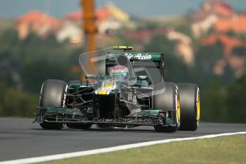 © 2012 Octane Photographic Ltd. Hungarian GP Hungaroring - Friday 27th July 2012. Caterham CT01 - Vitaly Petrov. Digital Ref : 0425lw1d4432